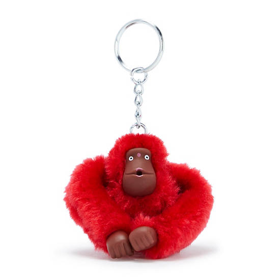 Kipling Sven Small Monkey Keychain Tillbehör Röda Rosa | SE 1199XY